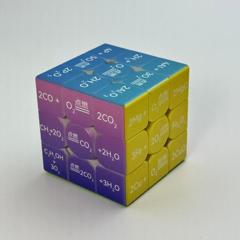Chemical Elements Mathematical Physics Formula Student Puzzle Rubik'S Cube Toy Personalized Creative Third-Order Rubik'S Cube Children'S Gift - Image 1